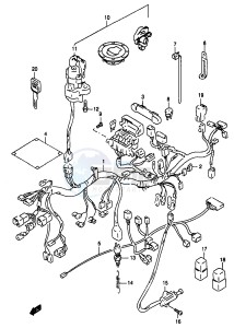 GSF1200A (E18) drawing WIRING HARNESS (GSF1200SAV SAW SAX SAY)