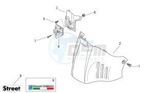 Scarabeo 50 2t e2 (eng. piaggio) drawing Central body III - f.brd - hng.c