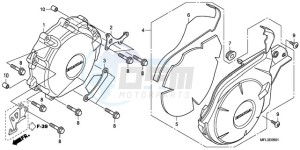 CBR1000RAA BR / ABS - (BR / ABS) drawing A.C. GENERATOR COVER (CBR 1000RA)