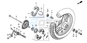 NE50 drawing FRONT WHEEL