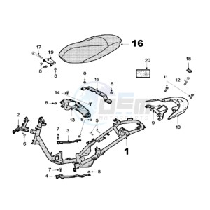 VCLIC EVSP drawing FRAME AND SADDLE