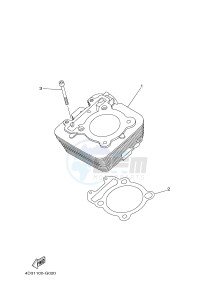 YFM250R YFM25RD RAPTOR 250 (1BTN 1BTP 1BTR) drawing CYLINDER