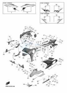 YZF600 YZF-R6 (BN6H) drawing COWLING 2