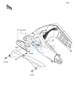 NINJA ZX-6R ABS ZX636FGFA GB XX (EU ME A(FRICA) drawing Chain Cover