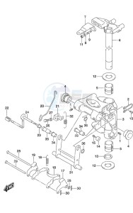 DF 25A drawing Swivel Bracket Remote Control