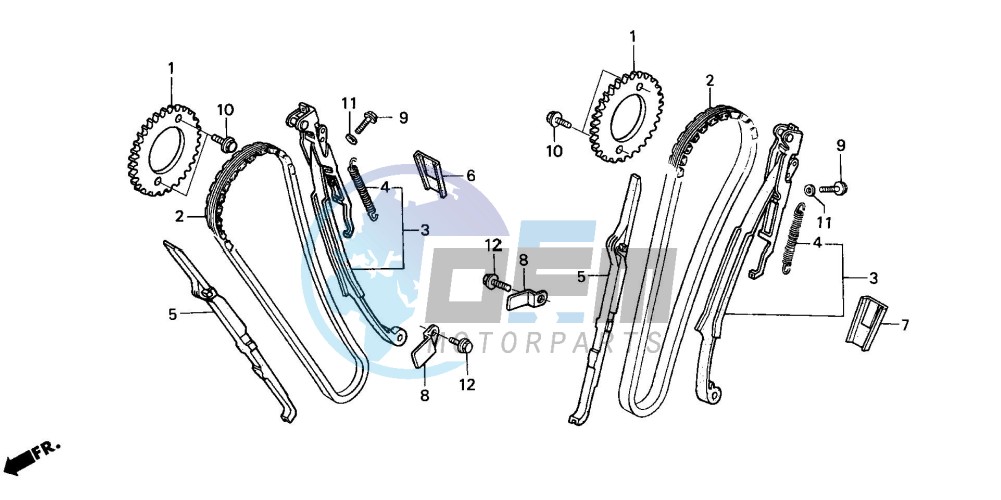 CAM CHAIN/TENSIONER