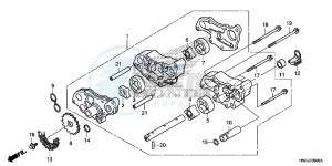 TRX500FAD TRX500FA Europe Direct - (ED) drawing OIL PUMP