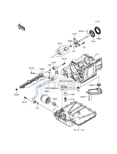 ZZR1400 ABS ZX1400FFF FR GB XX (EU ME A(FRICA) drawing Oil Pump