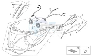 Atlantic 125-200-250 drawing Headlight