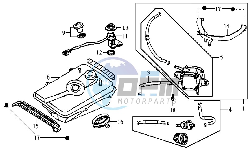 FUEL TANK - FUEL CUT