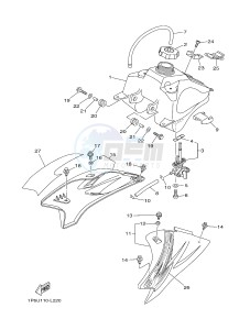 TT-R50E (1P6W 1P6X) drawing FUEL TANK