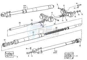 ELEPHANT 900 drawing FRONT FORK DM 001567