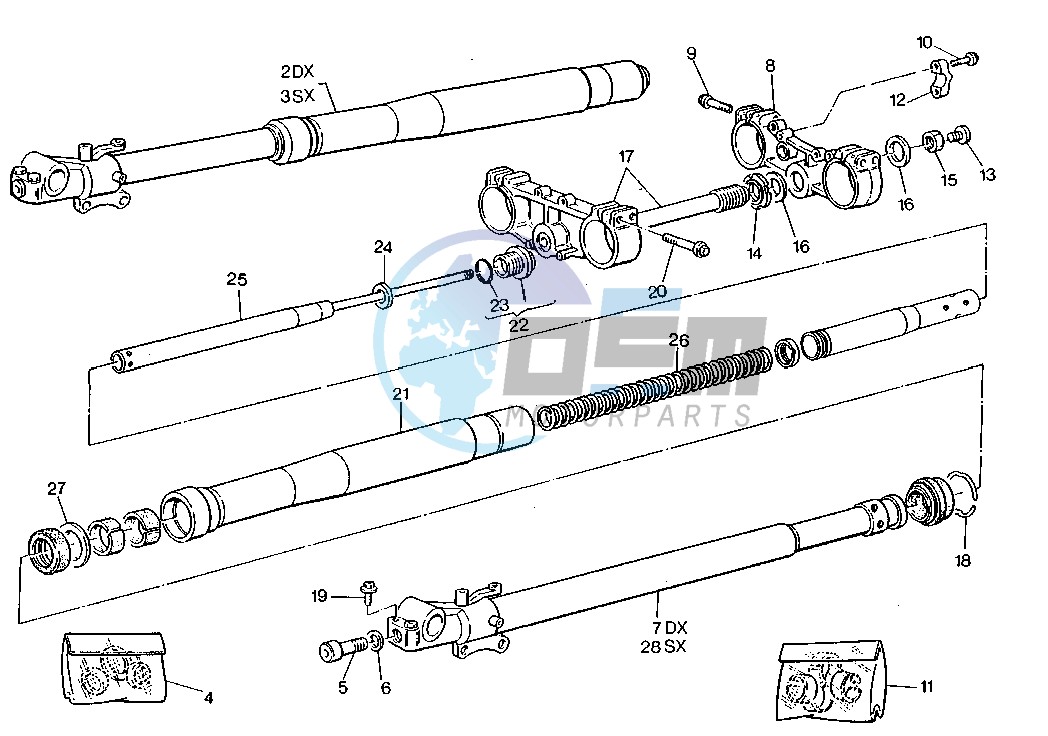 FRONT FORK DM 001567