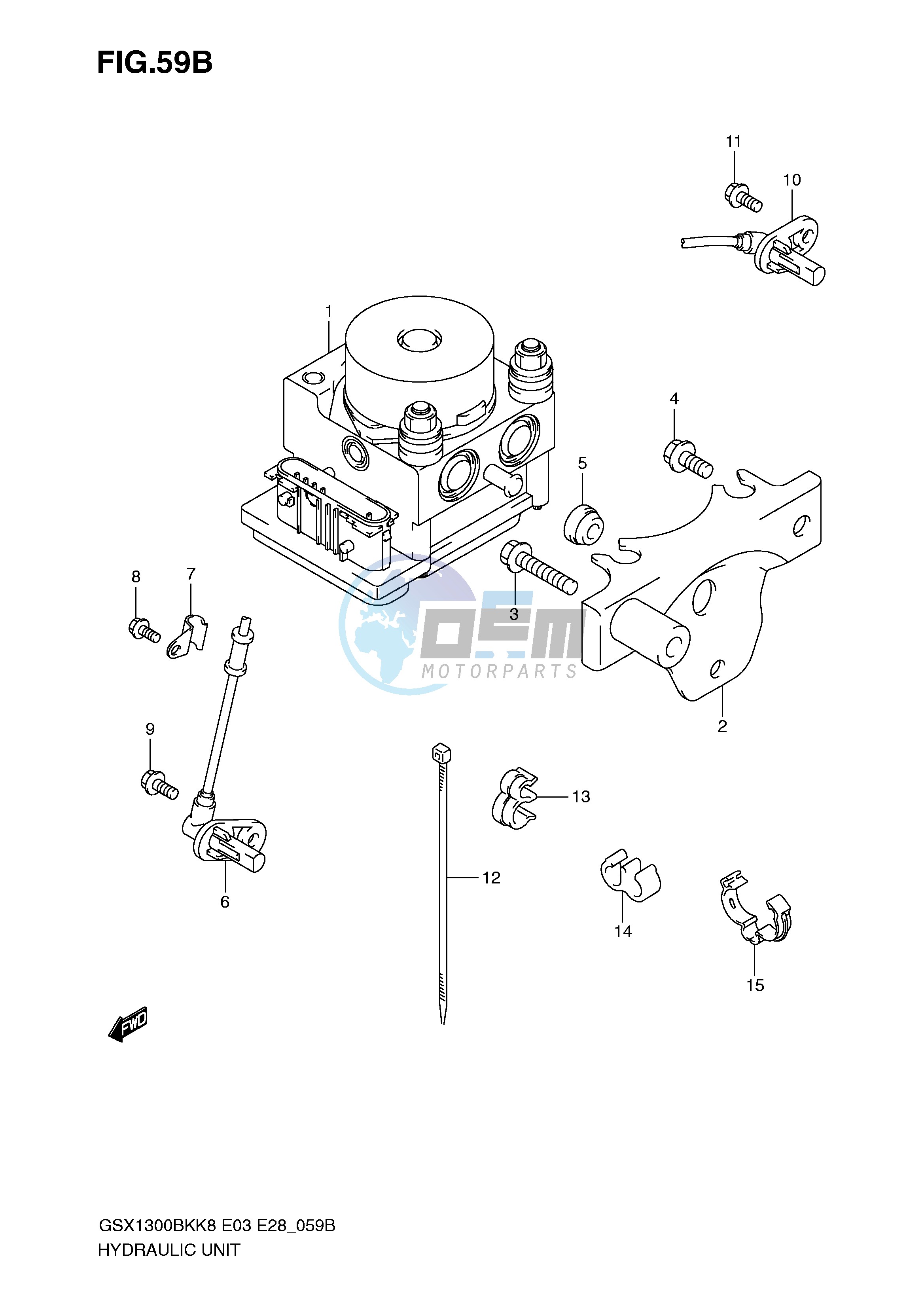 HYDRAULIC UNIT (GSX1300BKAK8 AK9)