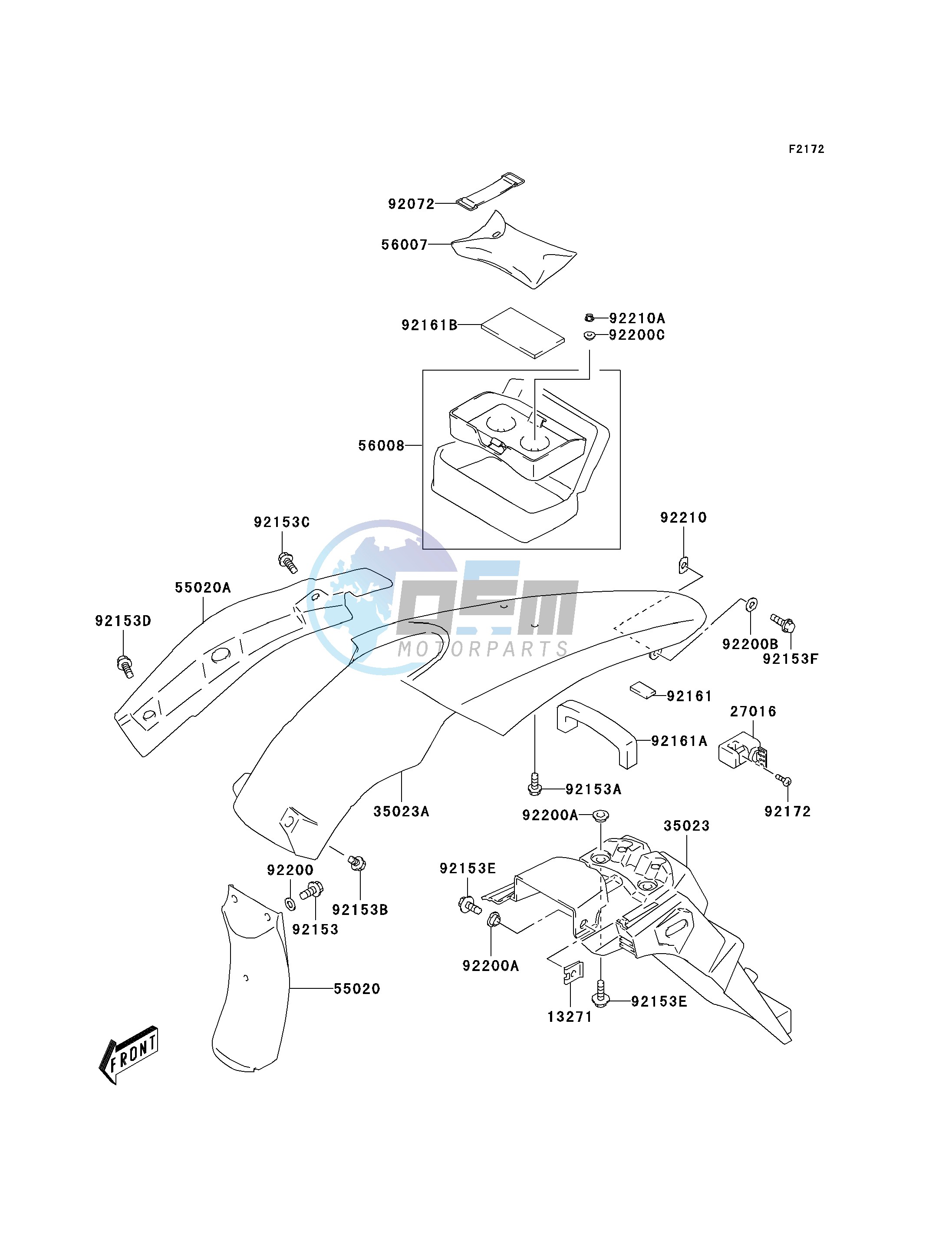 REAR FENDER-- S- -