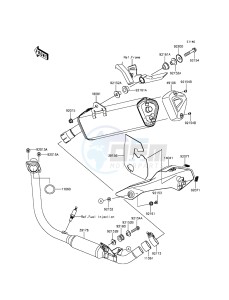 Z250SL_ABS BR250FFS XX (EU ME A(FRICA) drawing Muffler(s)