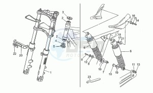 Nevada 750 Club Club drawing F.fork-r.shock absorber