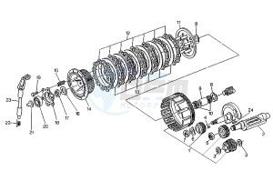 W8 FA 125 drawing CLUTCH