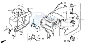 FES125 PANTHEON drawing BATTERY (FES1257/A7)(FES1507/A7)