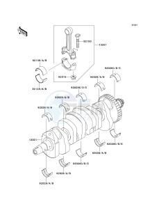 ZR 750 K [Z750S] (K1) K1 drawing CRANKSHAFT