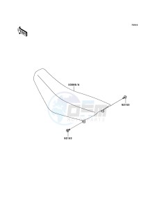 KX65 KX65A7F EU drawing Seat