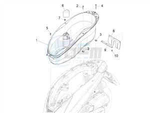 MEDLEY 125 4T IE ABS E4 2020 (APAC) drawing Helmet housing - Undersaddle