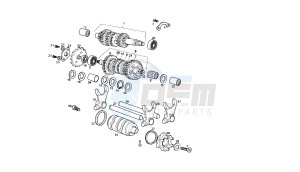 GPR - 50 CC VTHRF1A1A 2T EU2 drawing GEAR BOX