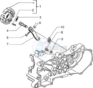 Typhoon 50 XR drawing Brake lever