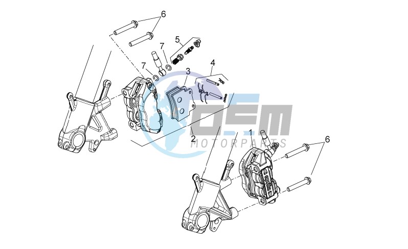 Front brake caliper