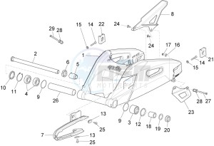 RSV4 1000 RR E4 ABS (EMEA) drawing Swing arm