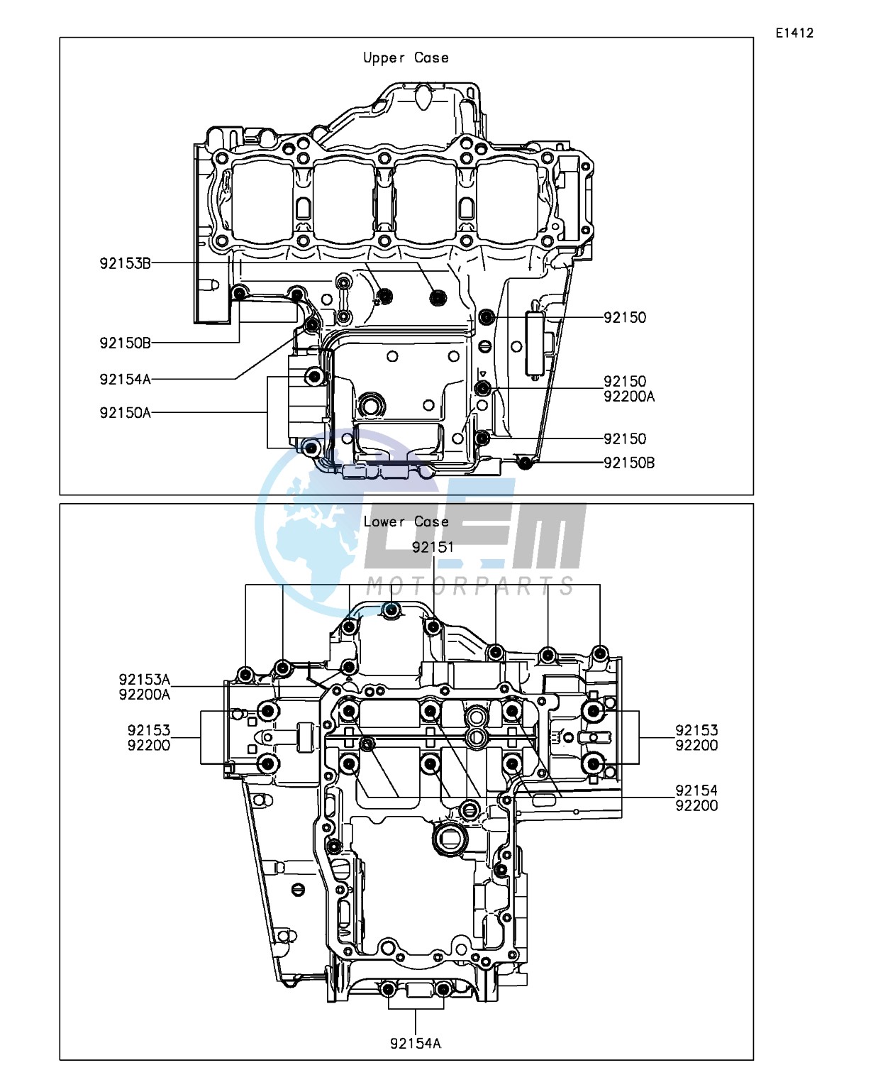 Crankcase Bolt Pattern