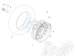 SPRINT 150 4T 3V IGET ABS E4 (NAFTA) drawing Rear wheel