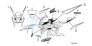 CBR600RA9 Europe Direct - (ED / ABS) drawing MARK/STRIPE (6)