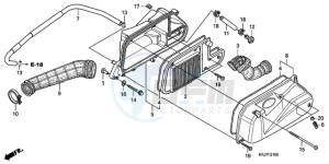 FES1259 Europe Direct - (ED / 2ED) drawing AIR CLEANER