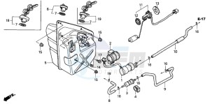 NSS250 drawing FUEL TANK