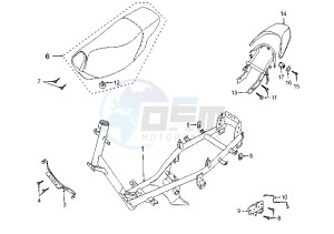 SPEEDFIGHT ARIA CATALYC - 50 cc drawing FRAME