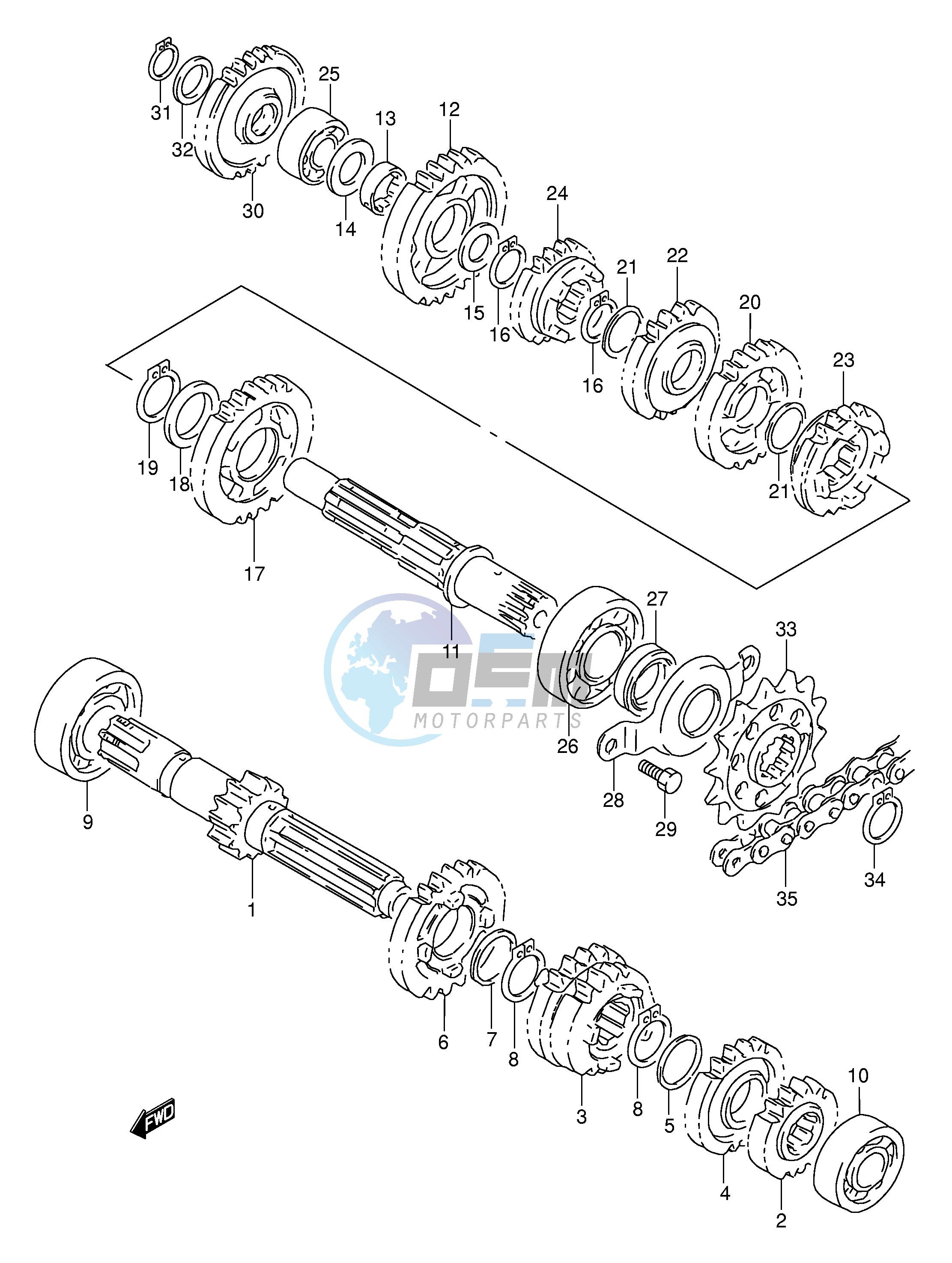 TRANSMISSION (~E.NO.106032)