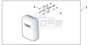 GL18009 BR / AB - (BR / AB) drawing FAIRING POUCH