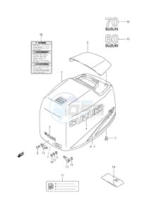 DF 60 drawing Engine Cover