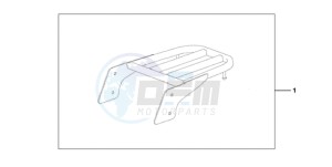 VT750CA9 Australia - (U / ST) drawing REAR CARRIER