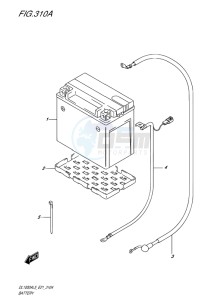 DL1000 ABS V-STROM EU drawing BATTERY