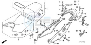 CBF1000A9 Europe Direct - (ED) drawing SEAT/SEAT COWL