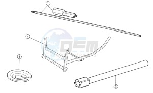 Daytona 1000 Racing Racing drawing Special tools-front fork