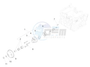 V9 Roamer 850 (EMEA) drawing Oil pump