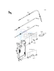 KLX250 KLX250SGF XX (EU ME A(FRICA) drawing Cables