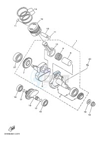 TT-R125 TT-R125LW (2CP4) drawing CRANKSHAFT & PISTON