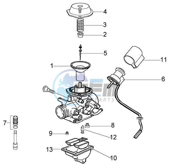 Carburettor component parts