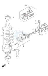 DF 70A drawing Crankshaft