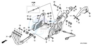 CBR1000RAA Europe Direct - (ED / ABS HRC) drawing EXHAUST MUFFLER