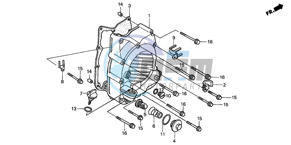 RIGHT CRANKCASE COVER